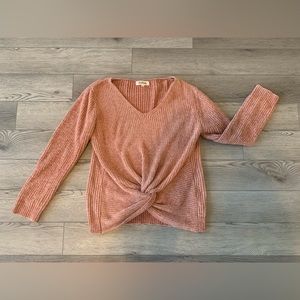 Small Burnt Orange sweater- hand wash only